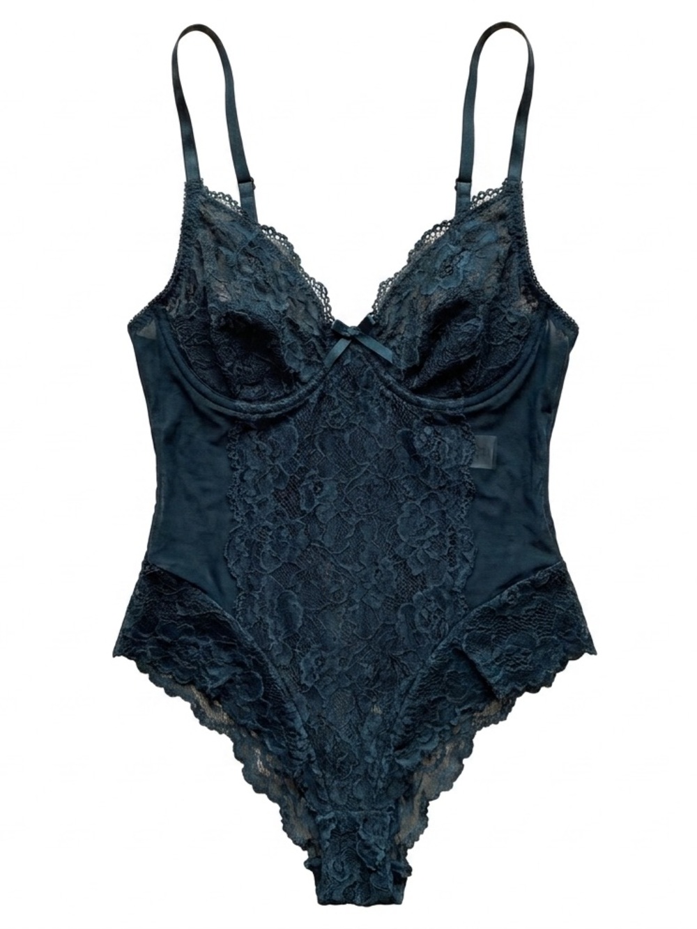 Lace Bodysuit Green NWT Avid love lace bodysuit